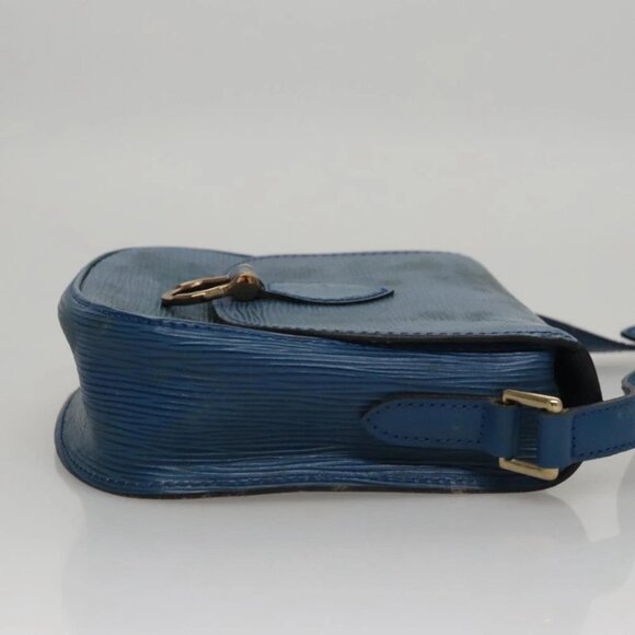 LOUIS VUITTON Epi Saint Cloud PM Shoulder Bag Blue - Picture 4 of 15